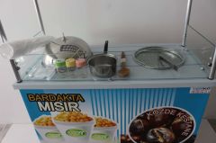 Tekerlekli Bardakta Mısır ve Közde Kestane Arabası (Model Çankırı)