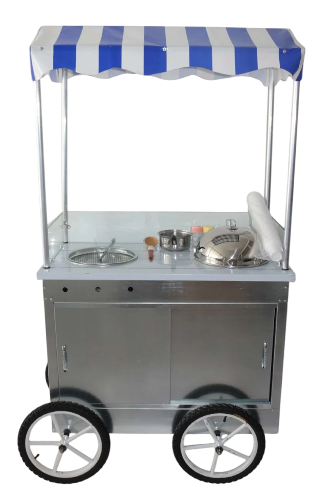 Tekerlekli Bardakta Mısır ve Közde Kestane Arabası (Model Çankırı)