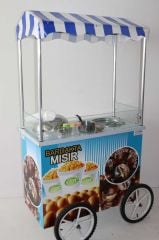 Tekerlekli Bardakta Mısır ve Közde Kestane Arabası (Model Çankırı)