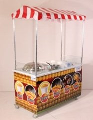 Özel Üretim Dörtlü Konsept Mısır Arabası (Model Çorum) 60x120