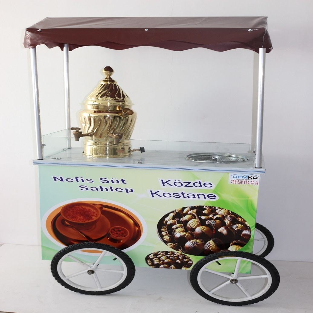 Tekerlekli Közde Kestane ve Sahlep Tezgahı (Model Diyarbakır)