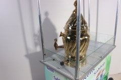 Tekerlekli Tüplü Sıcak Sahlep Tezgahı (Model Erzurum) 60X100