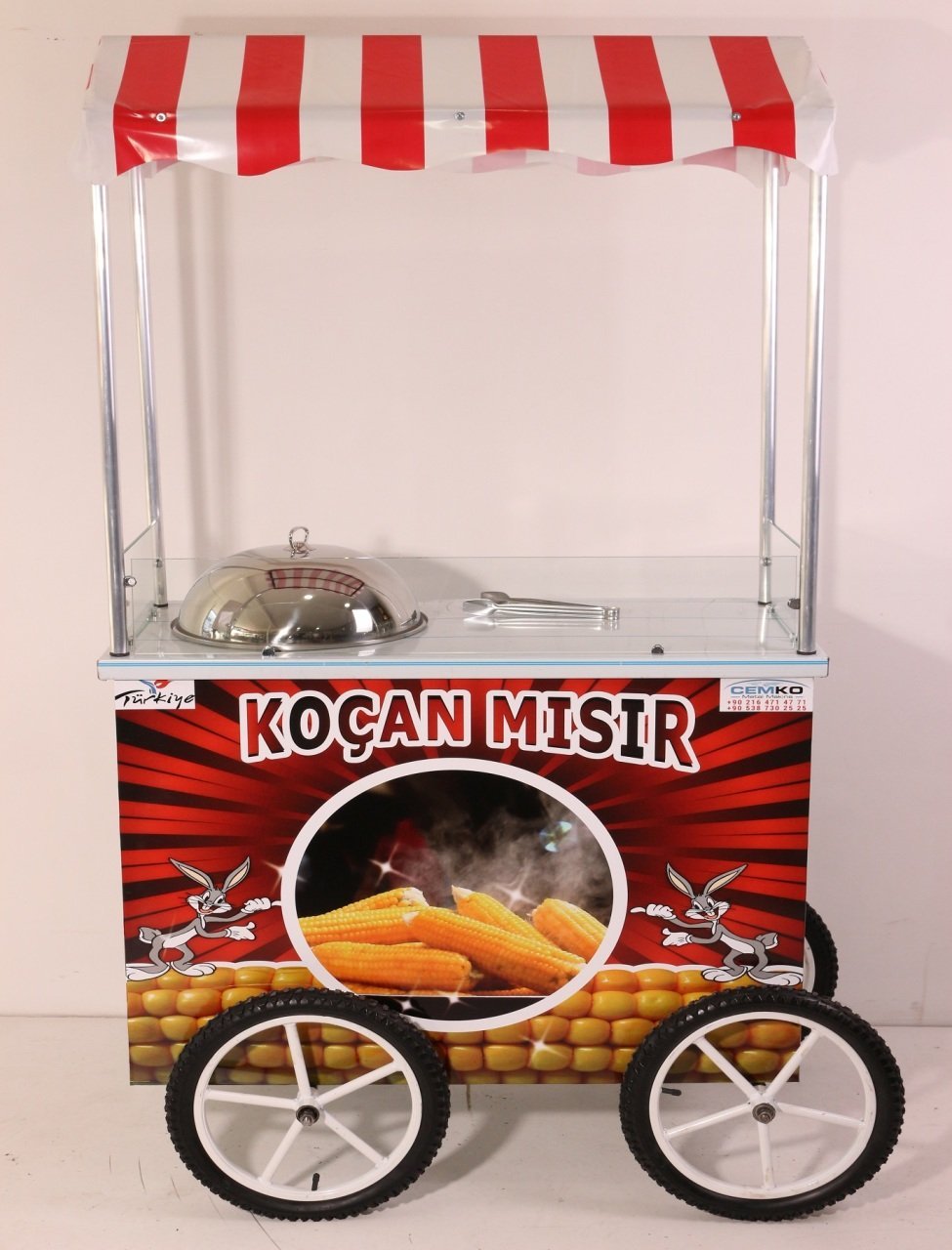 Tüplü Tekerlekli Koçan Mısır Tezgahı (Model Hatay) 60x100