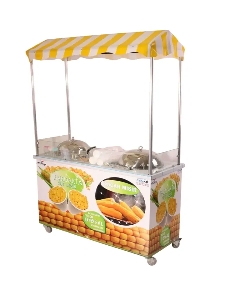 Koçan Mısır ve Bardakta Mısır Arabası (Model Hakkari) 60x120