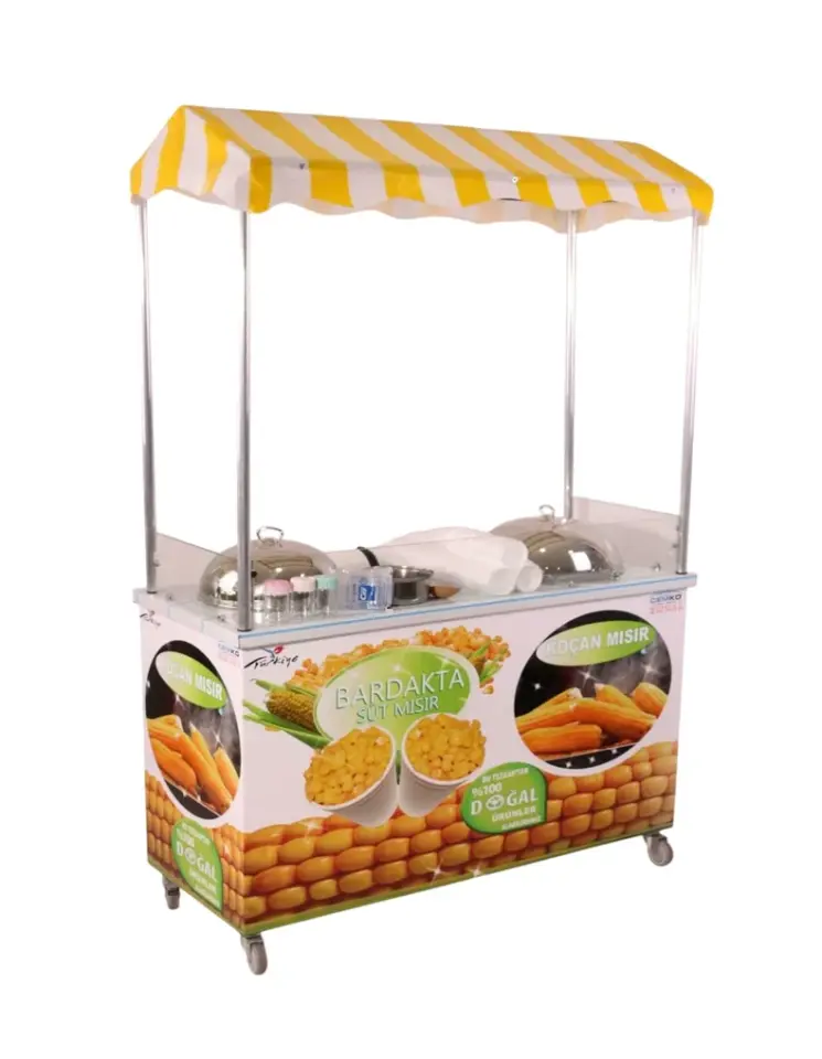 Koçan Mısır ve Bardakta Mısır Arabası (Model Hakkari) 60x120