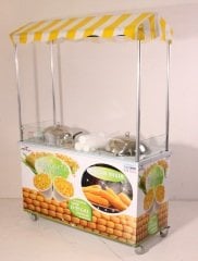 Koçan Mısır ve Bardakta Mısır Arabası (Model Hakkari) 60x120