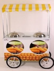 Çift Kazanlı Koçan Mısır Arabası (Model ısparta) 60x120