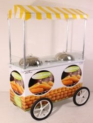 Çift Kazanlı Koçan Mısır Arabası (Model ısparta) 60x120