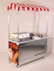 Hotdog Sosisli ve Bardakta Mısır Arabası (Model Kırşehir)