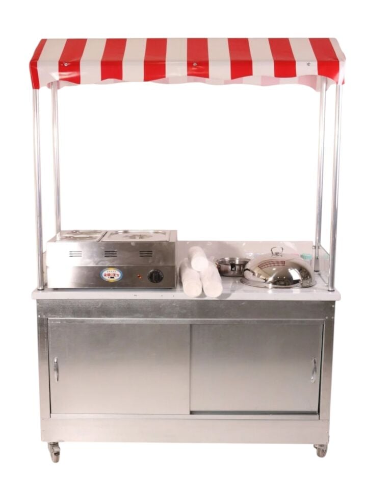 Hotdog Sosisli ve Bardakta Mısır Arabası (Model Kırşehir)