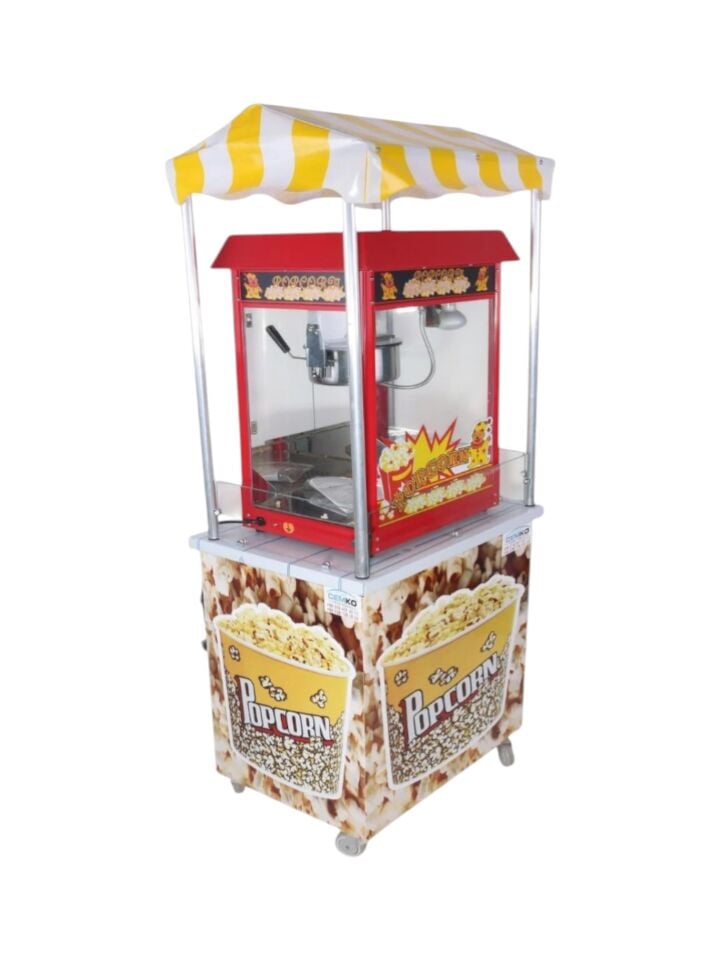 Popcorn (Patlamış Mısır) Arabası (Model Ürgüp) 50X70