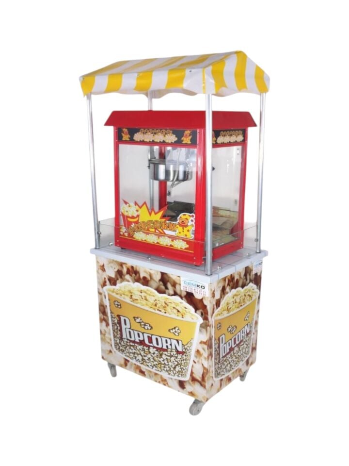 Popcorn (Patlamış Mısır) Arabası (Model Ürgüp) 50X70