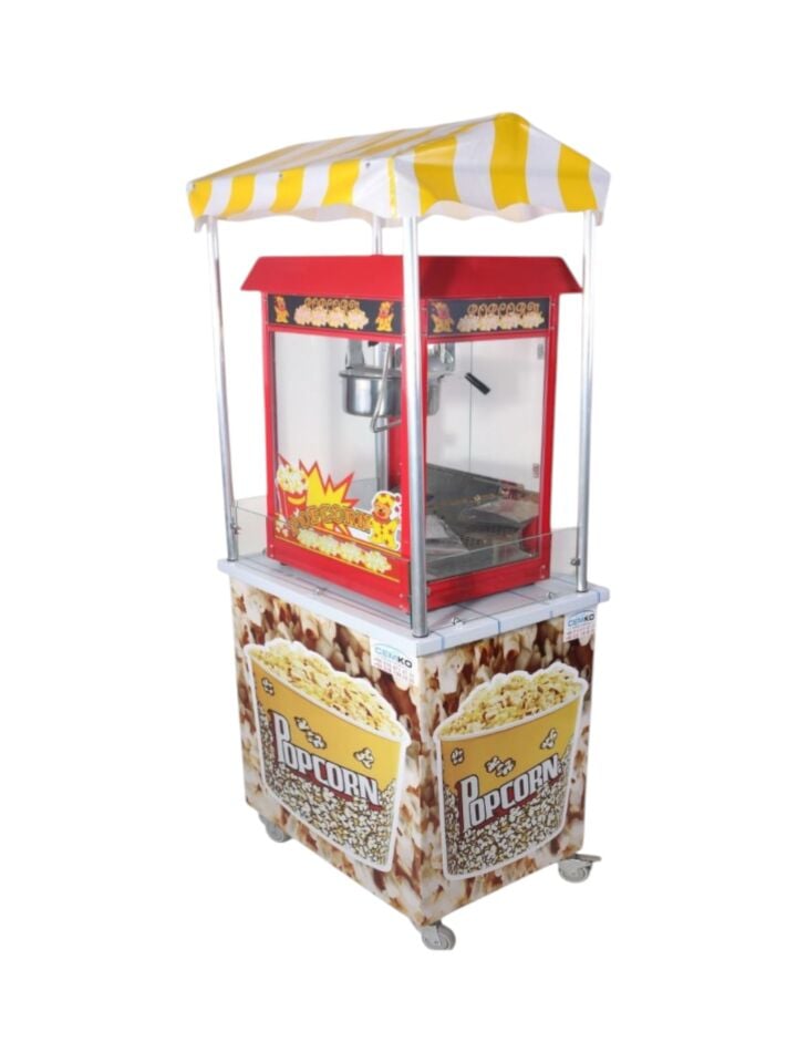 Popcorn (Patlamış Mısır) Arabası (Model Ürgüp) 50X70