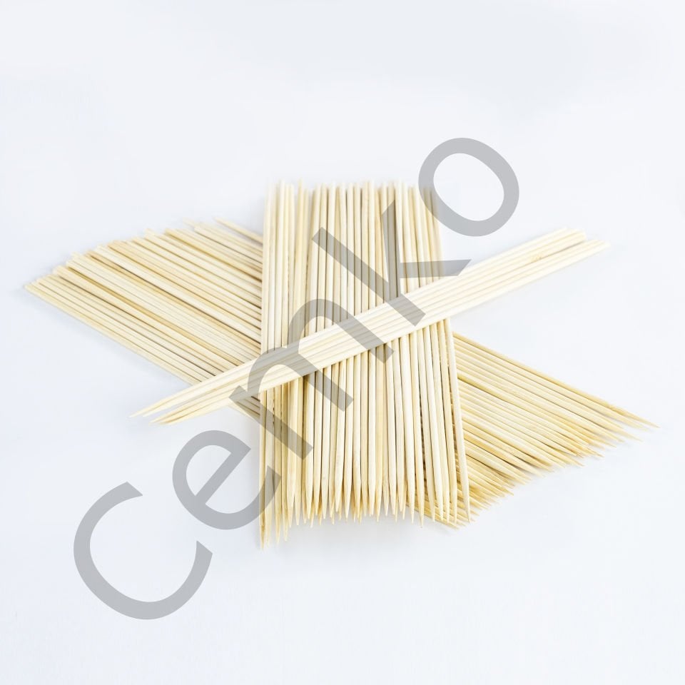 Çubukta Patates Çubukları Doğal Bambu 5000 Adet 4mm  Ücretsiz Kargo