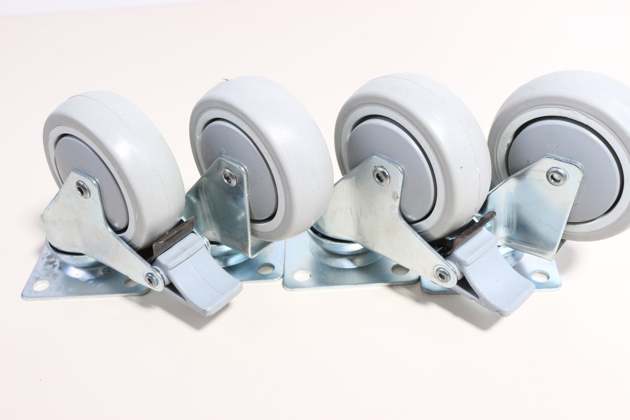 Seyyar Tezgah Sarhoş ve Kilitlenebilir Tekerlek Seti