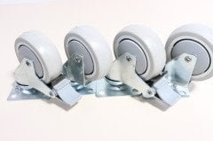 Seyyar Tezgah Sarhoş ve Kilitlenebilir Tekerlek Seti