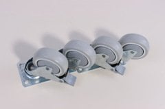 Seyyar Tezgah Sarhoş ve Kilitlenebilir Tekerlek Seti