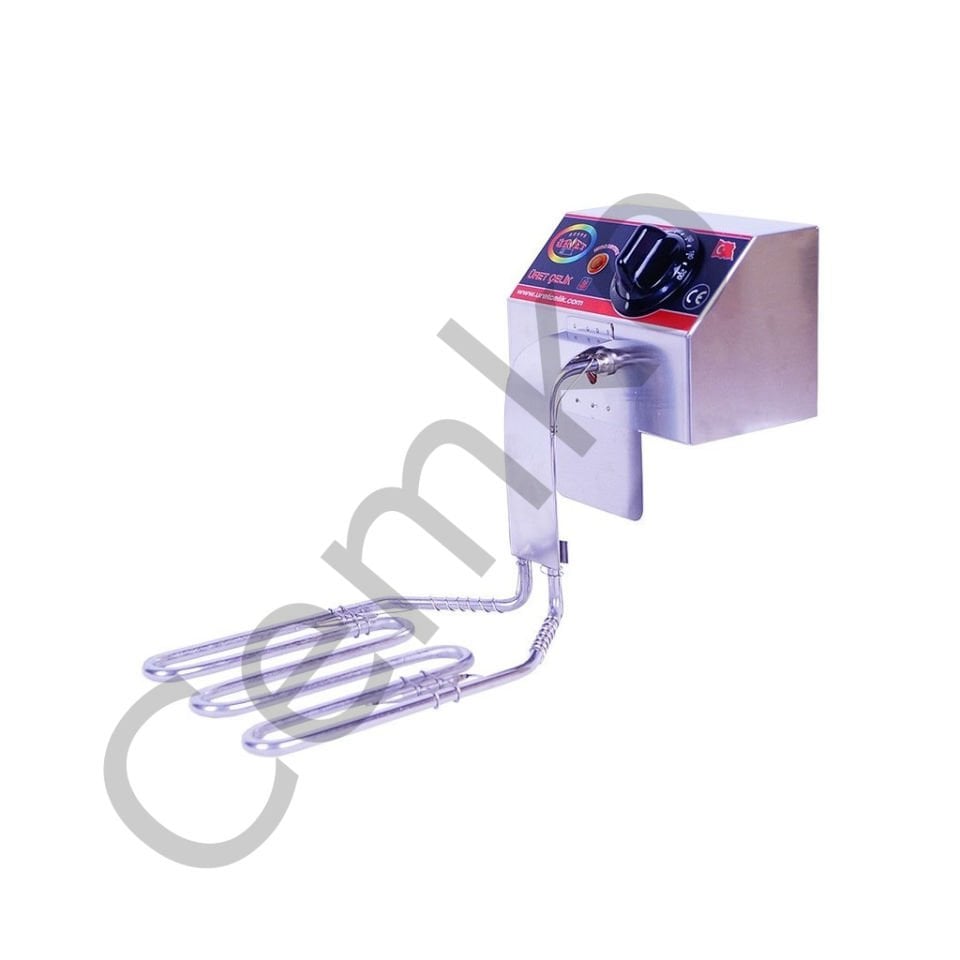 Çubukta Patates Fritözü 3200 Waat Çift Termostatlı