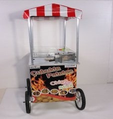 Tekerlekli Çubukta Patates Arabası (Model Side) 60x100 TÜPLÜ MODEL