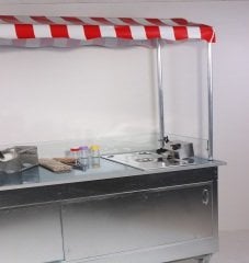 Çubukta Patates ve Hotdog Arabası (Model Dalyan) 65x180