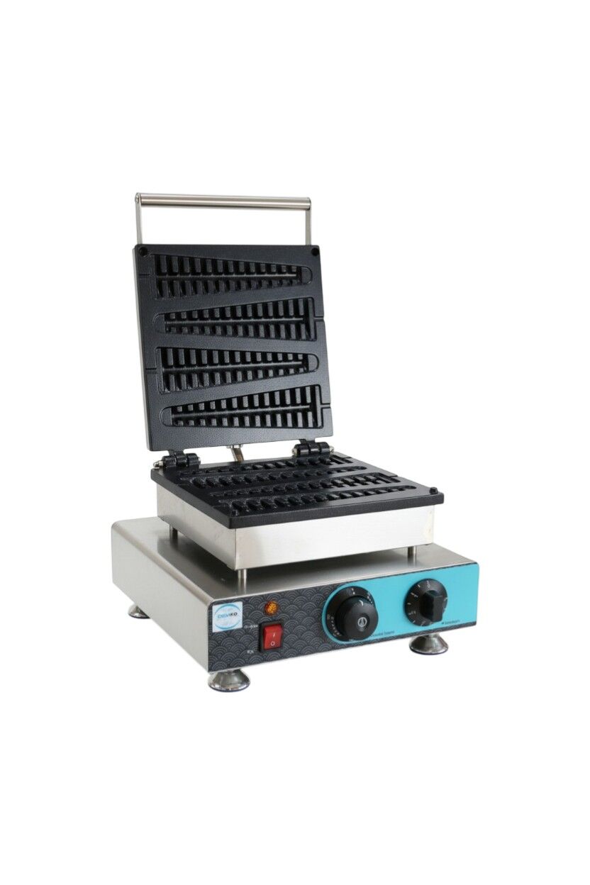 4 lü Çubuklu Çubukta Waffle Makinesi Çam (Model Havran)