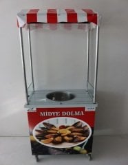 Isıtmalı Midye Dolma Arabası (Model İstinye) 50x70