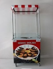 Isıtmalı Midye Dolma Arabası (Model İstinye) 50x70