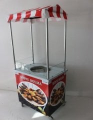 Isıtmalı Midye Dolma Arabası (Model İstinye) 50x70