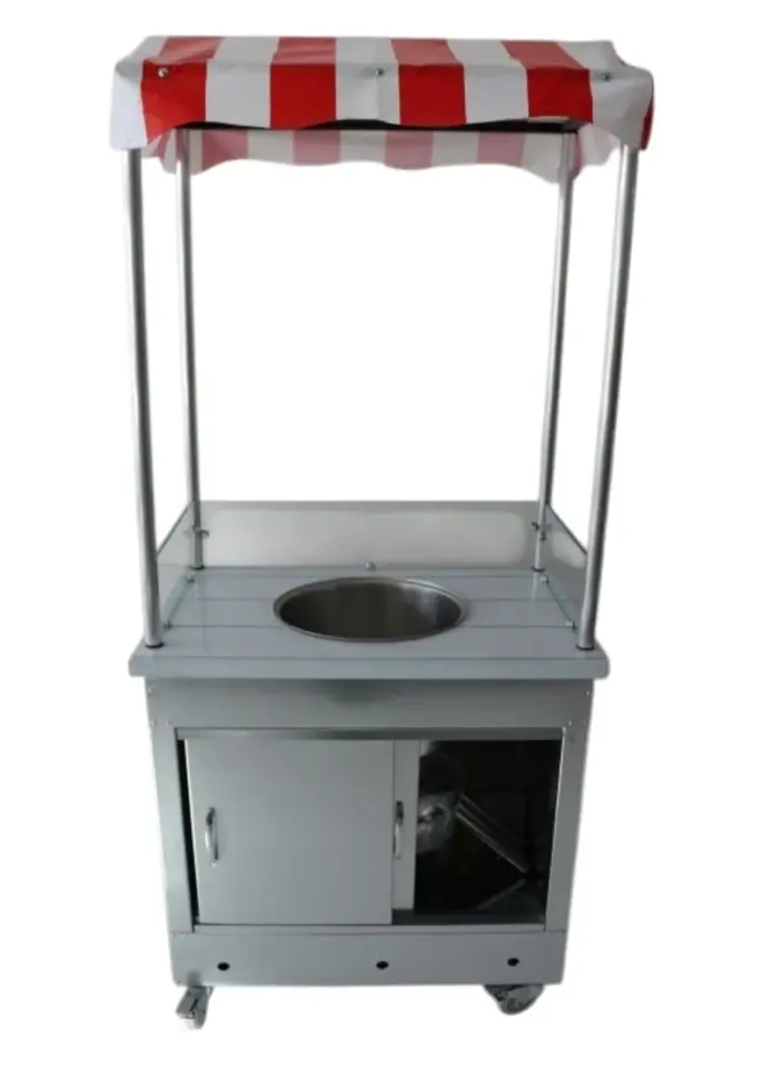 Isıtmalı Midye Dolma Arabası (Model İstinye) 50x70