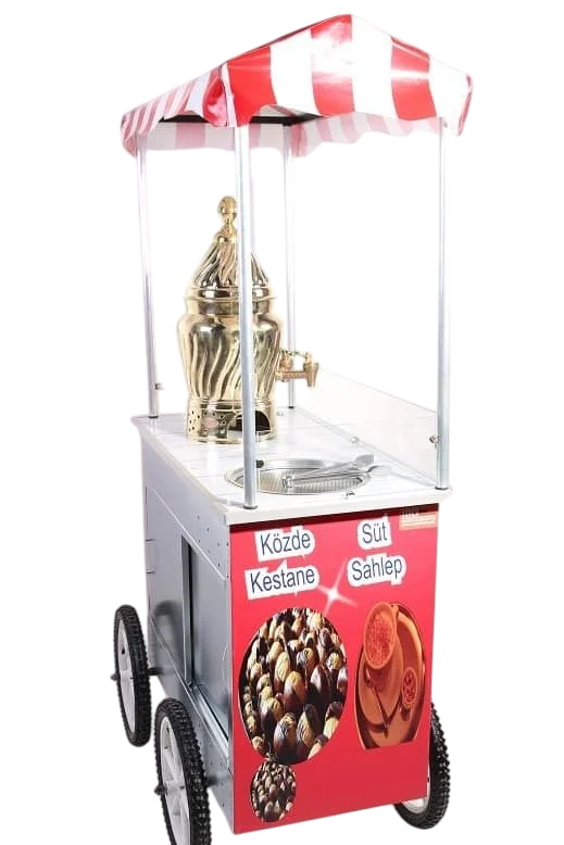 Tüplü Sahlep ve Közde Kestane Arabası (Model Bismil)