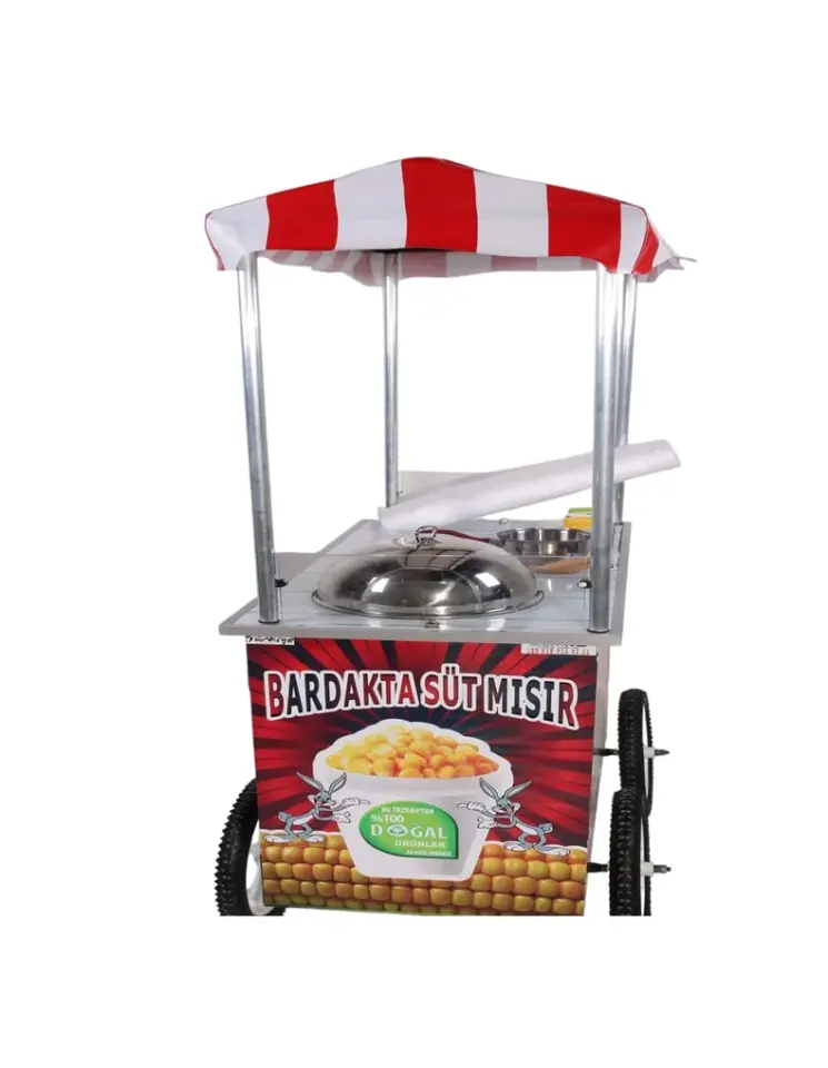 Seyyar Tüplü Mısır Arabası (Model Ödemiş) 60x100