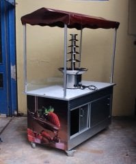 Çıkolata Şelalesi Tezgahı 4 Katlı 60x100 (Model Erciyes)