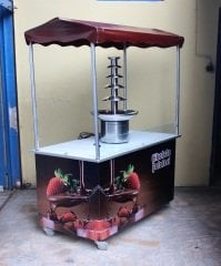 Çıkolata Şelalesi Tezgahı 4 Katlı 60x100 (Model Erciyes)