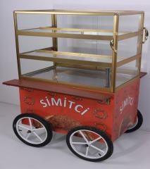 Isıtmalı Simit Arabası ve Tezgahı (Model Esenler)