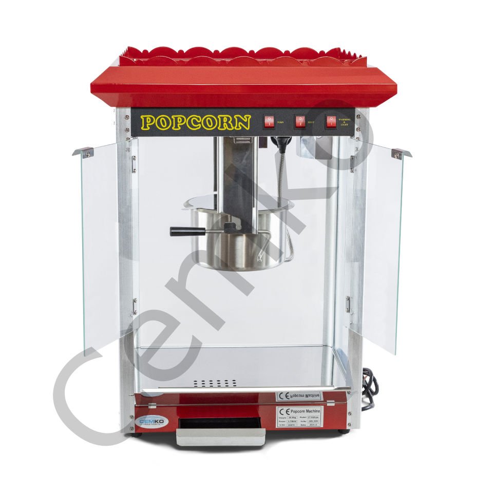 Popcorn Mısır Patlatma Makinası 6 Kilo Kapasiteli (Model İvrindi)