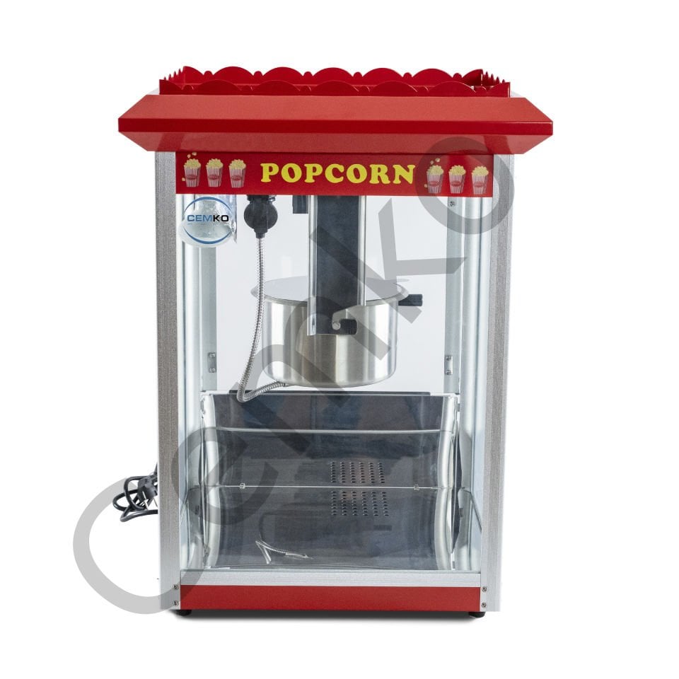 Popcorn Mısır Patlatma Makinası 6 Kilo Kapasiteli (Model İvrindi)