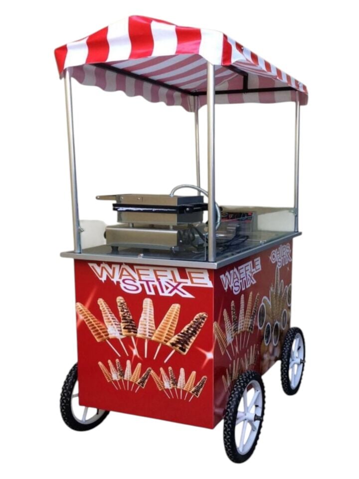 Çubukta Patates ve Çubukta Waffle Arabası (Model Sivas) 60x120