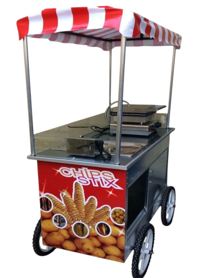 Çubukta Patates ve Çubukta Waffle Arabası (Model Sivas) 60x120