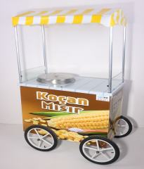 Koçan Mısır Arabası Büyük Kazanlı Tekerlekli Tüplü 60x100