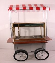 Tüplü Tekerlekli Pilav Arabası - Tenteli  (Model Bayburt)