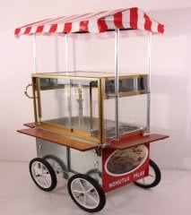 Tüplü Tekerlekli Pilav Arabası - Tenteli  (Model Bayburt)