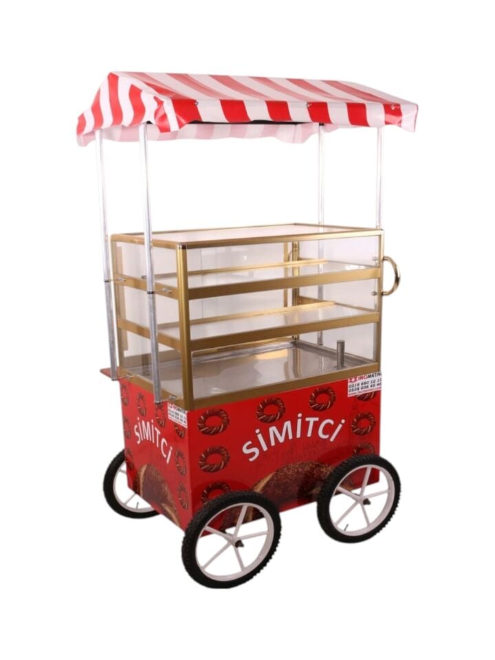 Tenteli Isıtmalı Simit Arabası (Model Esenler)
