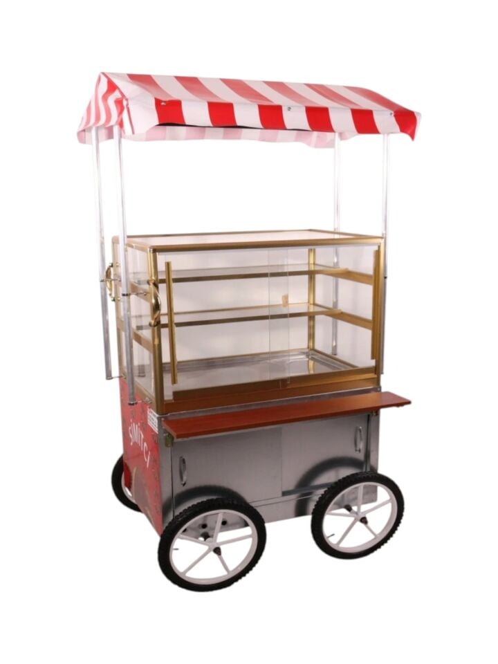 Tenteli Isıtmalı Simit Arabası (Model Esenler)