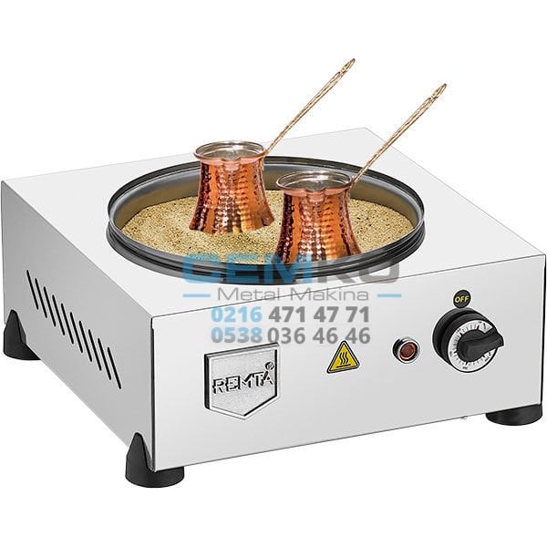 Kumda Kahve Makinası Gümüş