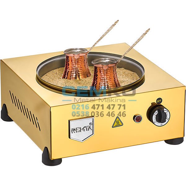 Kumda Kahve Makinası Gold