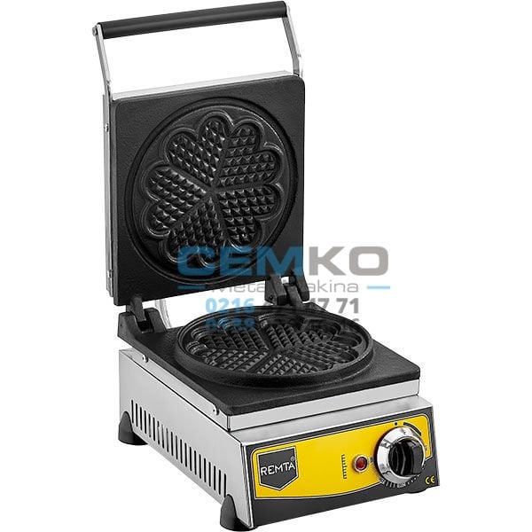 Çiçek Model Waffle Makinası Elektrikli 21 cm