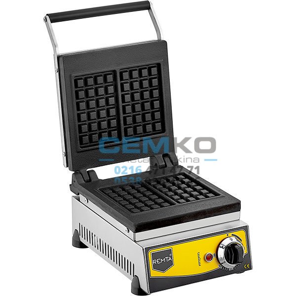 Waffle Makinası Kare Model 21 cm Elektrikli