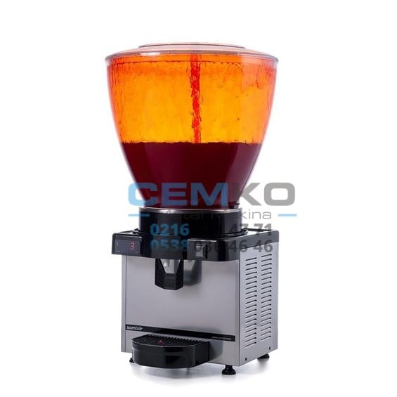 Panoramik 40 lt Soğuk İçecek Dispenseri S40 Dijital Limonata Şerbet Makinesi
