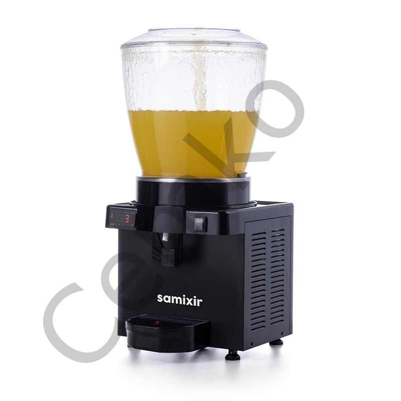 Panoramik 22L Fıskiyeli Soğuk İçecek Dispenseri S22 Limonata Şalgam Suyu Makinesi