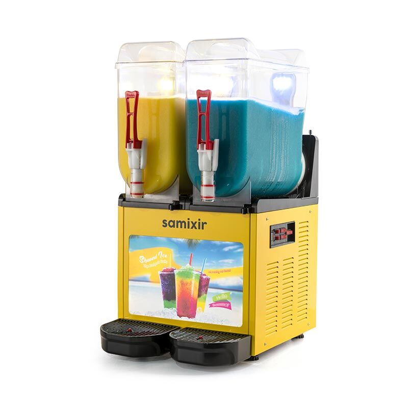 Slush Twin Allure Meyve Suyu Dispenseri 12L+12L Buzlaş Makinesi
